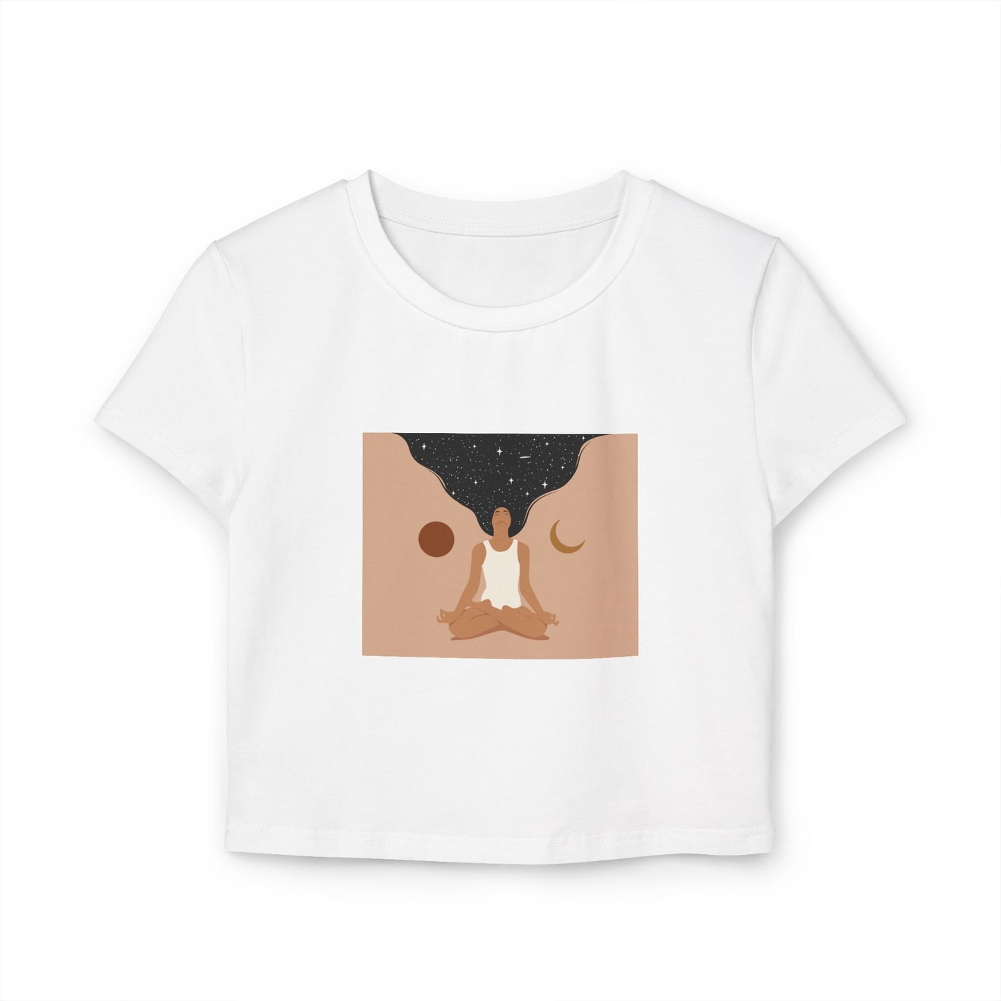 black girl magic Cosmic Meditation Women's Baby Tee