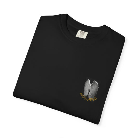 Angel & Demons Graphic Unisex T-Shirt - Unique Design for Spiritual Expression